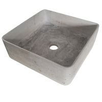 Concrete Cement Handmade Basin Countertop Butler Sink 36 x 36 x 12cm